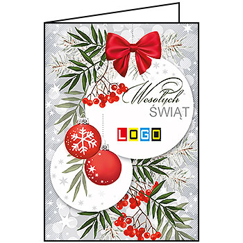 Wzór BN1-014 - Karnety świąteczne z LOGO firmy