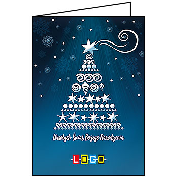 Wzór BN1-036 - Karnety świąteczne z LOGO firmy