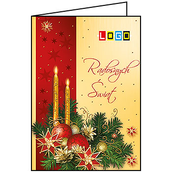 Wzór BN1-068 - Karnety świąteczne z LOGO firmy