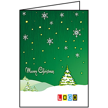 Wzór BN1-092 - Kartki dla firm z LOGO, Karnety świąteczne dla firm - podgląd miniaturka