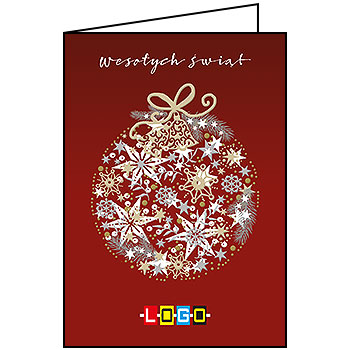 Wzór BN1-094 - Karnety świąteczne z LOGO firmy