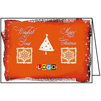 Wzór BN1-283 - Kartki świąteczne z LOGO firmy