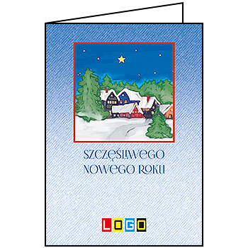 Wzór BN1-291 - Karnety świąteczne z LOGO firmy