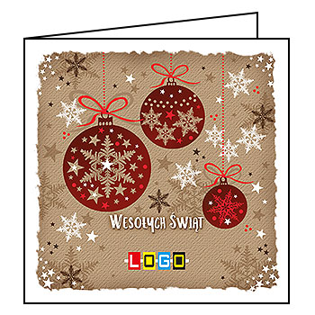 Wzór BN2-011 - Karnety świąteczne z LOGO firmy