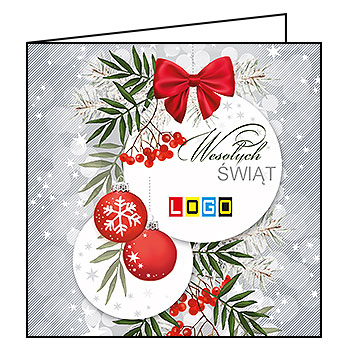 Wzór BN2-014 - Karnety świąteczne z LOGO firmy