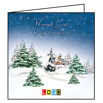 Wzór BN2-021 - Karnety świąteczne z LOGO firmy