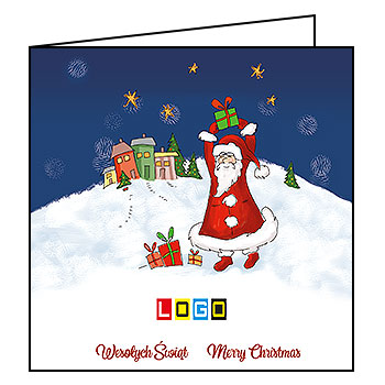 Wzór BN2-034 - Karnety świąteczne z LOGO firmy