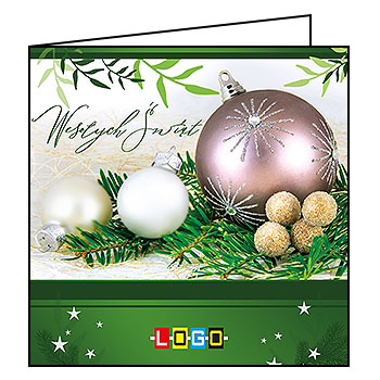 Wzór BN2-062 - Karnety świąteczne z LOGO firmy