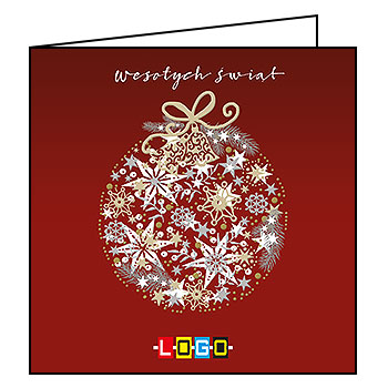Wzór BN2-094 - Karnety świąteczne z LOGO firmy