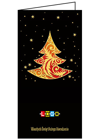 Wzór BN3-091 - Karnety świąteczne z LOGO firmy