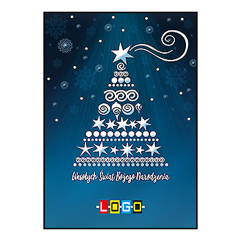 Wzór BZ1-036 - Karnety świąteczne z LOGO firmy