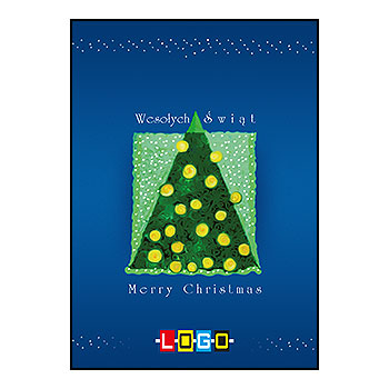 Wzór BZ1-090 - Karnety świąteczne z LOGO firmy