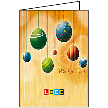Wzór WN1-060 - Kartki dla firm z LOGO, Karnety świąteczne dla firm - podgląd miniaturka